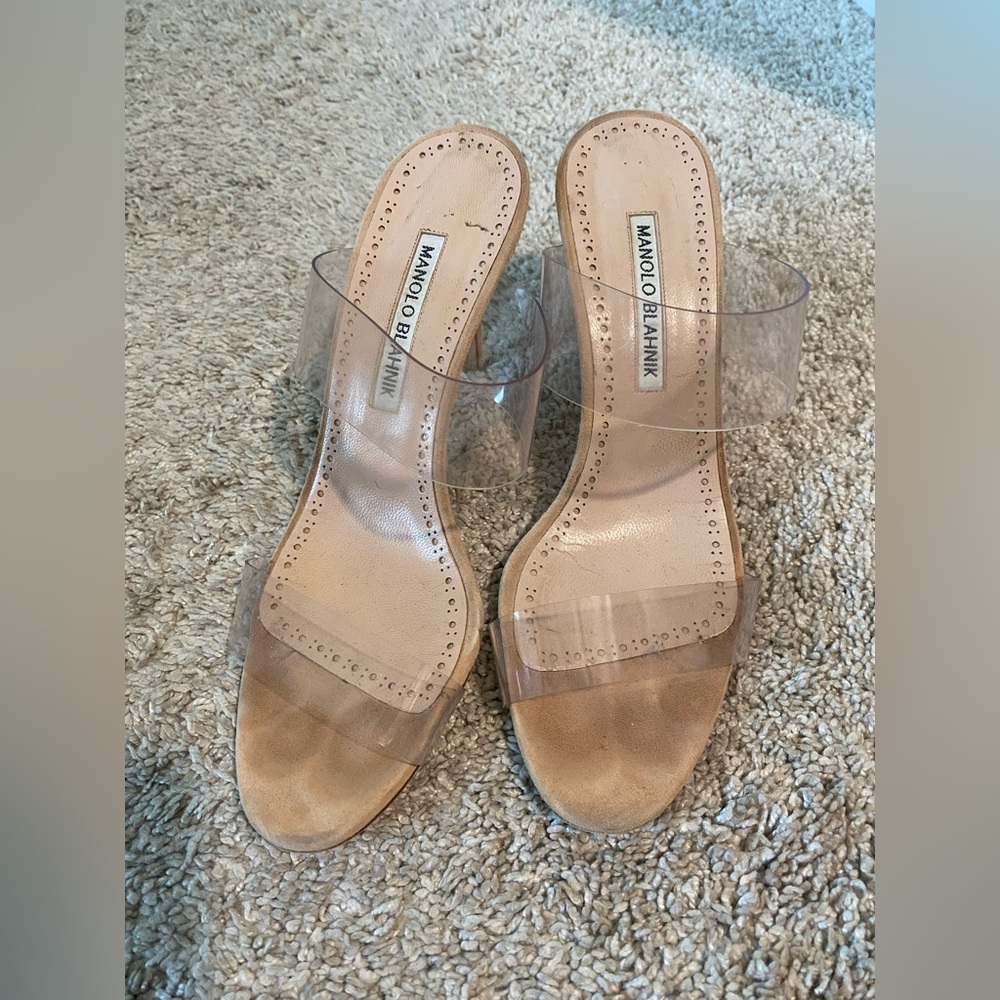 Scolto Transparent Strap Sandal
